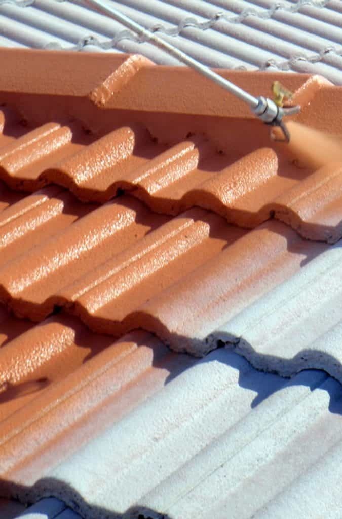 покраска быстро и качественно покраска черепицы