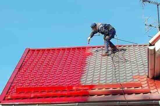 Покраска кровли